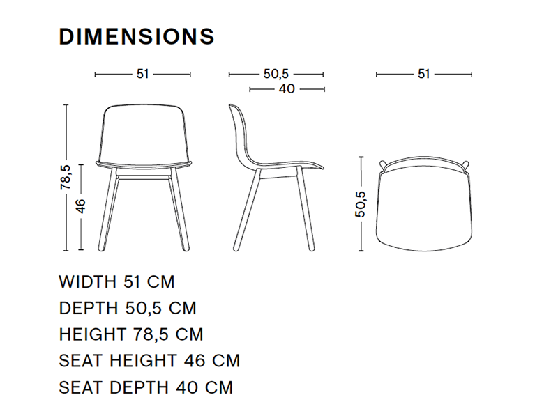 ABOUT A CHAIR - AAC 13 FULL UPHOLSTERY SIDE CHAIR WOOD BASE