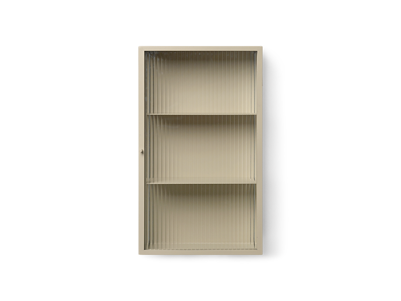 HAZE WALL CABINET - REEDED GLASS