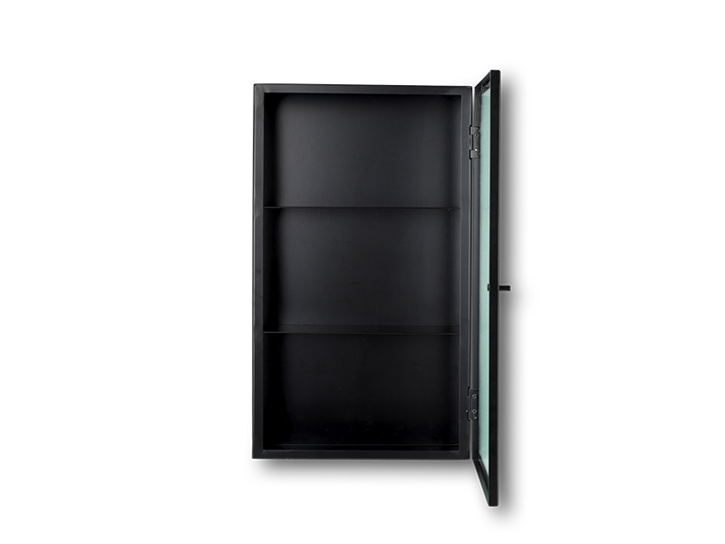 HAZE WALL CABINET - REEDED GLASS
