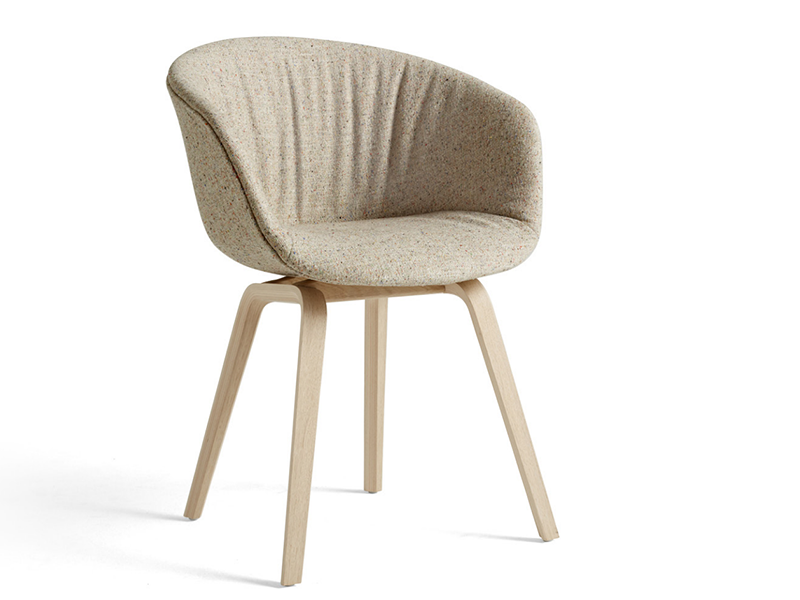 ABOUT A CHAIR - AAC 23 SOFT ARMCHAIR WOOD BASE