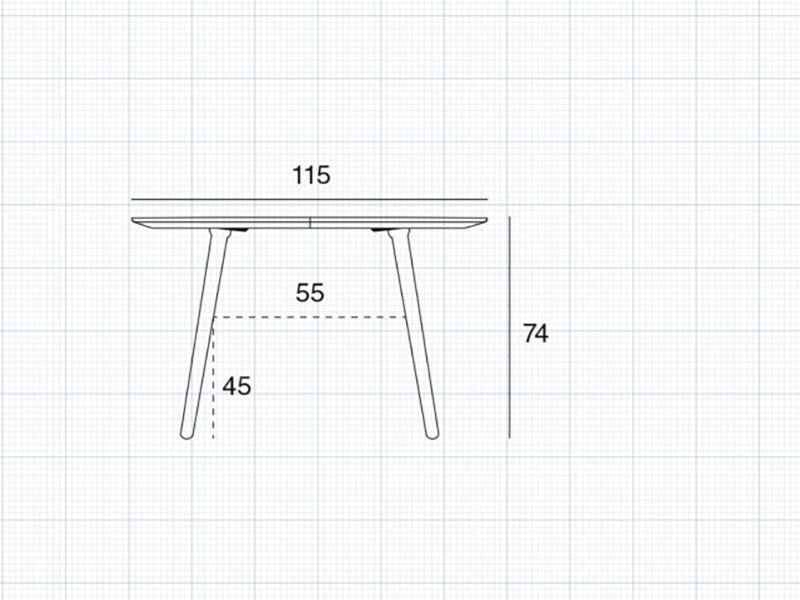 EAT ROUND DINING TABLE 115