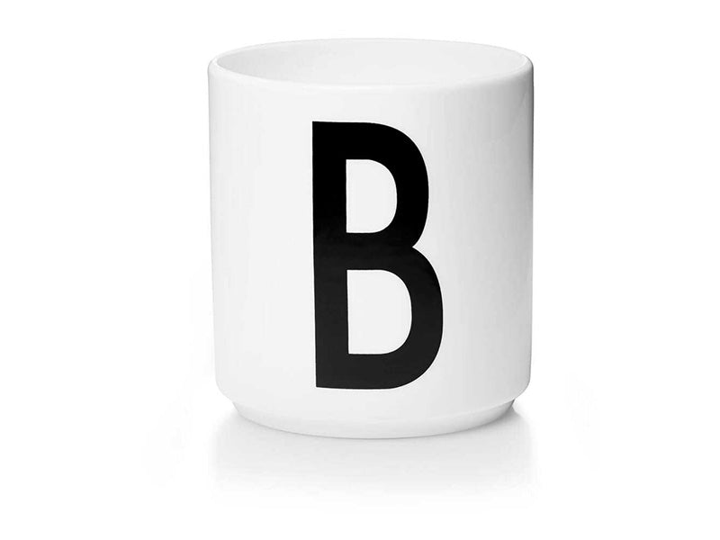 PERSONAL PORCELAIN CUP A-Z (WHITE)